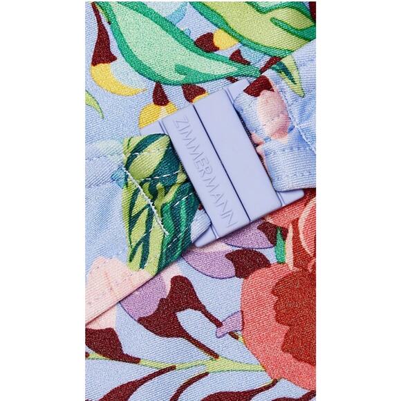 Zimmermann Bellitude Two-piece Floral Bandeau Bikini Set - 1 (4-6) - Cornflower - Picture 5 of 5